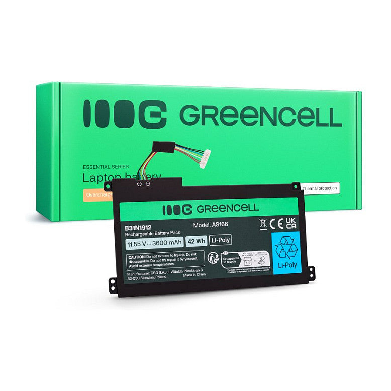 Greencell Battery for Asus C31N1912 / B31N1912 3HWPP ASUS VivoBook 14: E410MA, L410MA, E410KA, E510MA