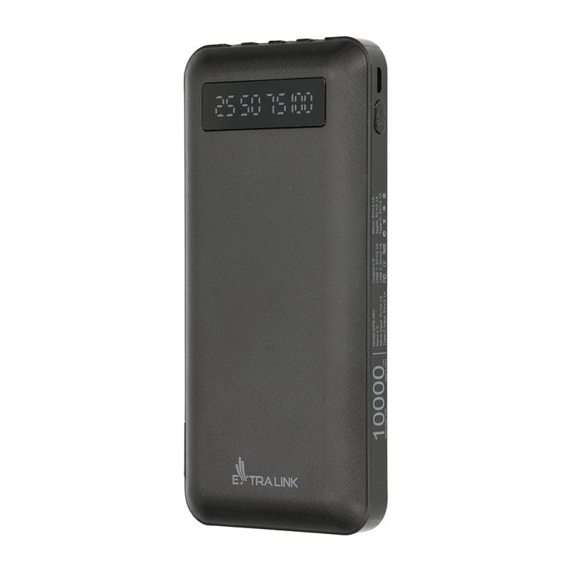 EPB-083 Powerbank 10000mAh Schwarz, Tragbares Ladegerät, USB-C