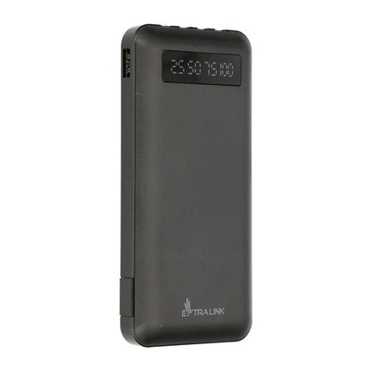 EPB-083 Powerbank 10000mAh Schwarz, Tragbares Ladegerät, USB-C