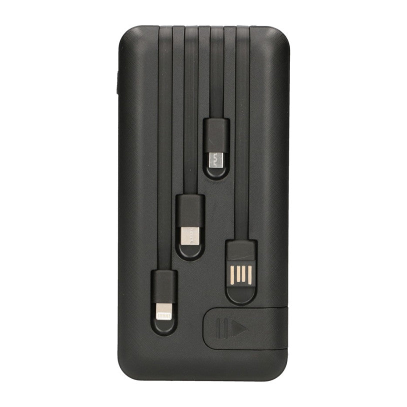 EPB-083 Powerbank 10000mAh Schwarz, Tragbares Ladegerät, USB-C