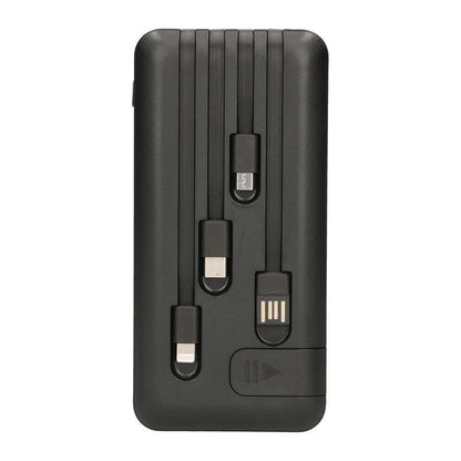 EPB-083 Powerbank 10000mAh Schwarz, Tragbares Ladegerät, USB-C