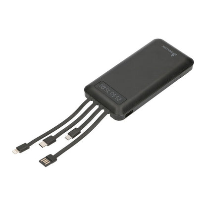 EPB-083 Powerbank 10000mAh Schwarz, Tragbares Ladegerät, USB-C