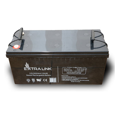 Extralink AKUMULATOR BATTERY ACCUMULATOR AGM 12V 200AH - Batterie Sealed Lead Acid (VRLA)