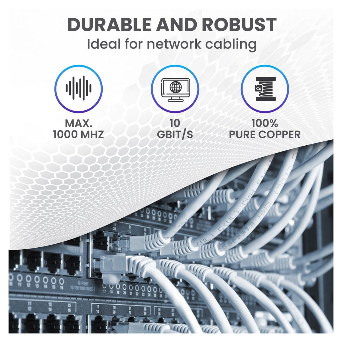 CAT6A FTP (F/FTP) V2 Indoor | Twisted pair | 500M