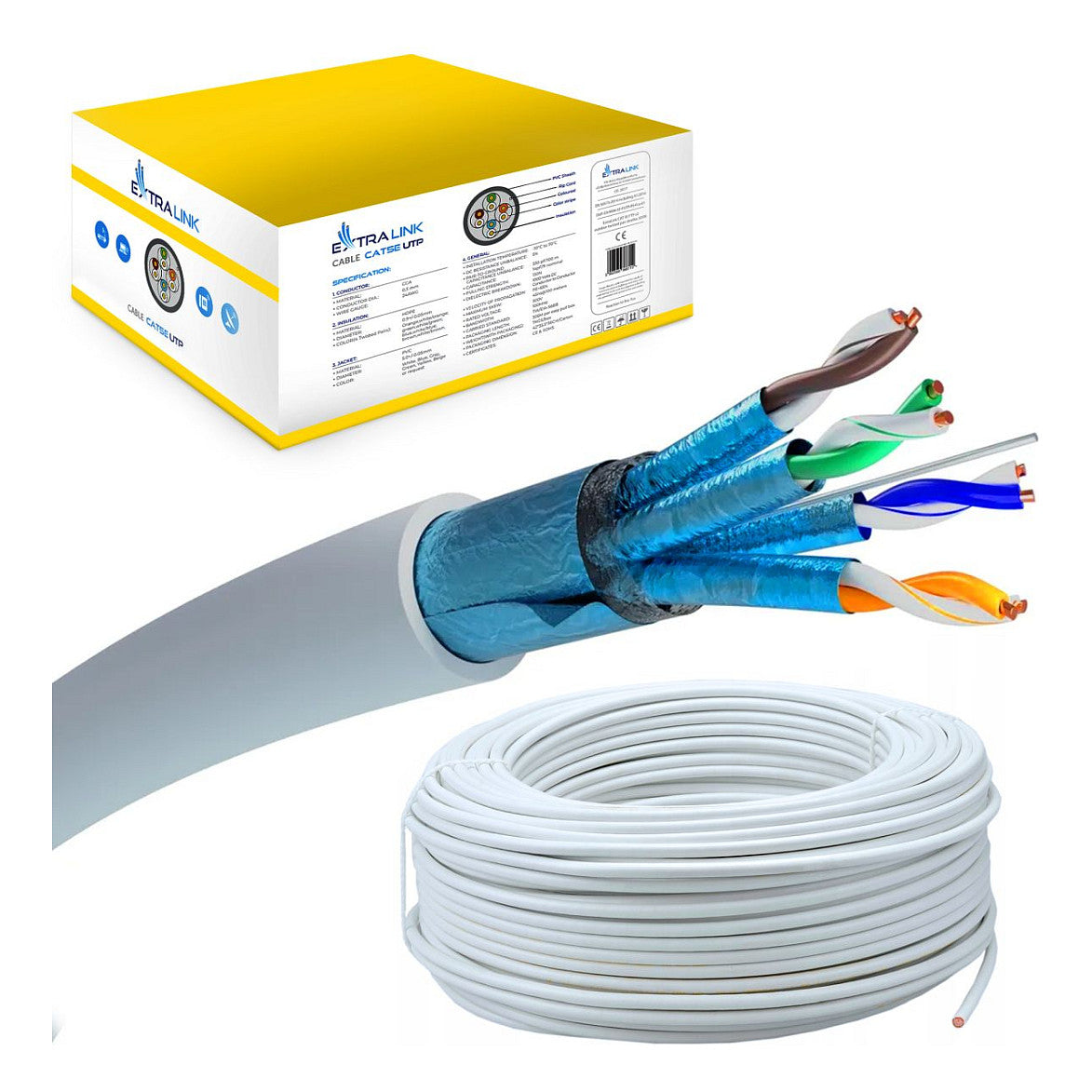CAT6A FTP (F/FTP) V2 Indoor | Twisted pair | 500M