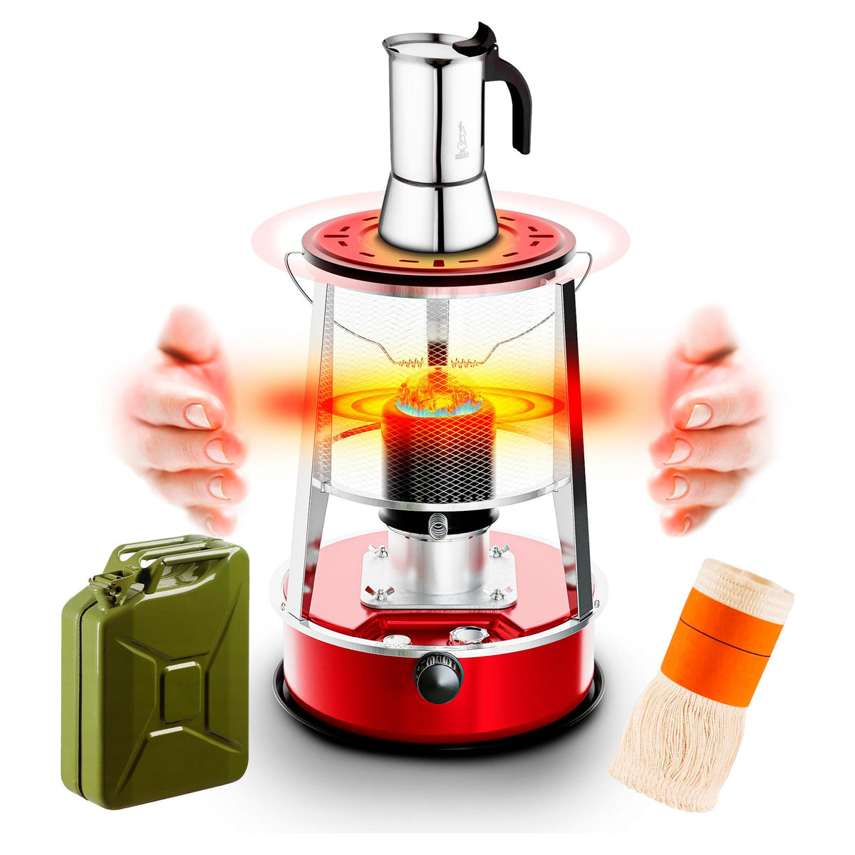 Extralink Aladdin Öl-Heizgerät, 4,6L, EKH-460
