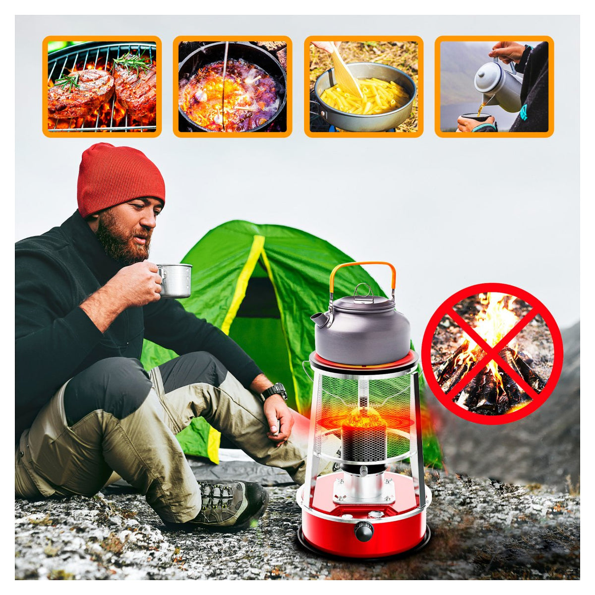 Extralink Aladdin Öl-Heizgerät, 4,6L, EKH-460