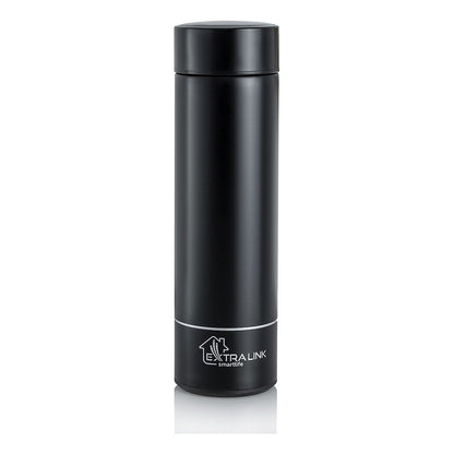 Extralink Smart Travel Mug Schwarz, Thermobecher mit LED-Anzeige