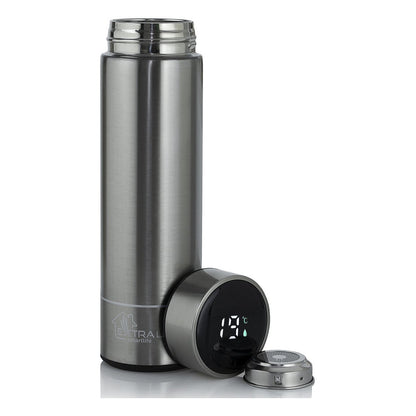 Extralink Smart Travel Mug Silber, Thermobecher mit LED-Display