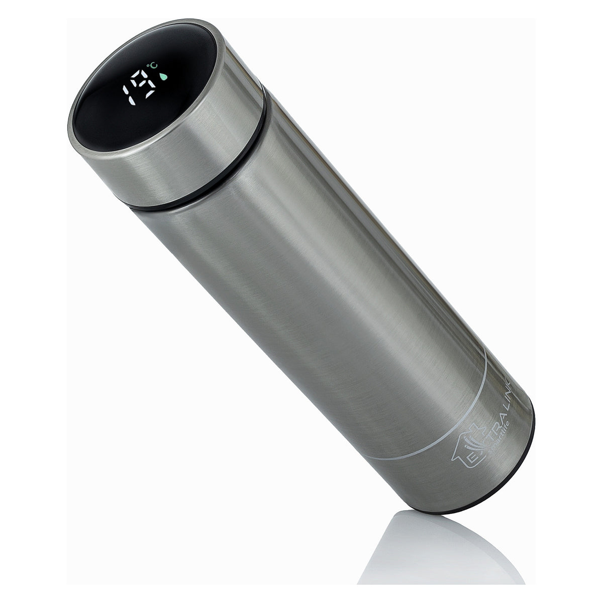 Extralink Smart Travel Mug Silber, Thermobecher mit LED-Display