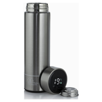 Extralink Smart Travel Mug Silber, Thermobecher mit LED-Display