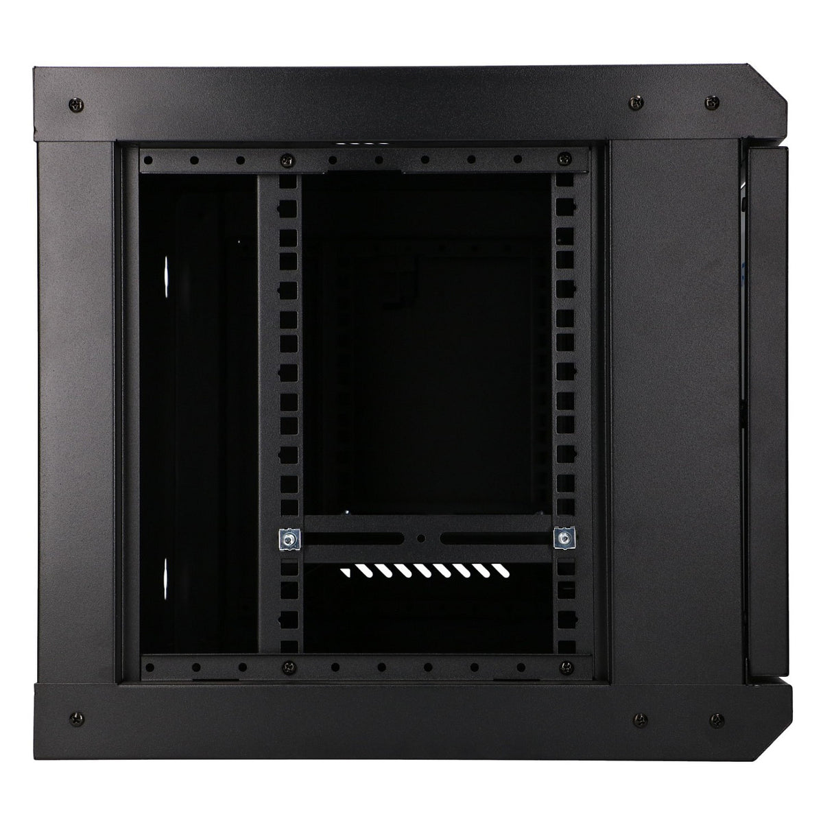 EXTRALINK LITE 6U 530X400 WALL-MOUNTED RACKMOUNT CABINET BLACK WITH SHELF