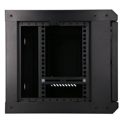 EXTRALINK LITE 6U 530X400 WALL-MOUNTED RACKMOUNT CABINET BLACK WITH SHELF