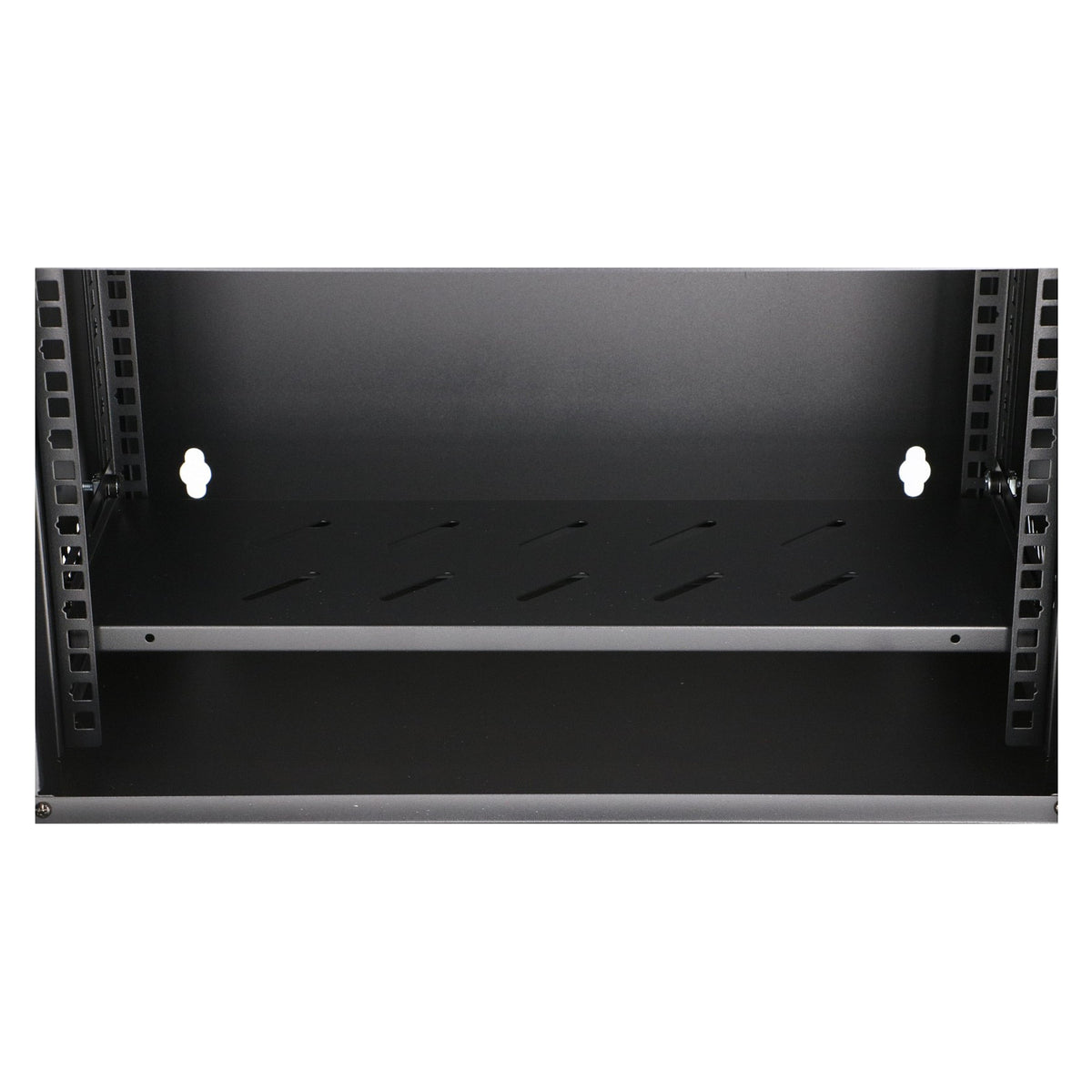 EXTRALINK LITE 6U 530X400 WALL-MOUNTED RACKMOUNT CABINET BLACK WITH SHELF