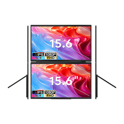 Extralink Smart Life T01 15.6" | Tragbare Monitore für den Laptop | 2 Monitore, IPS