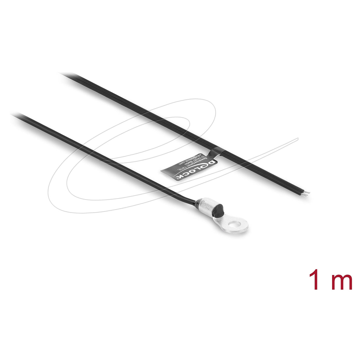 Temperaturfühler-Kabel M4 mit 2 x offenen Kabelenden FEP Einzeladern B25/85 3435K 1 m