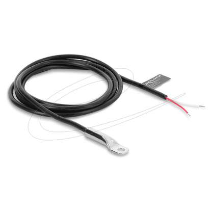 Temperaturfühler-Kabel M4 mit 2 x offenen Kabelenden PVC rund B25/50 3950K 1 m