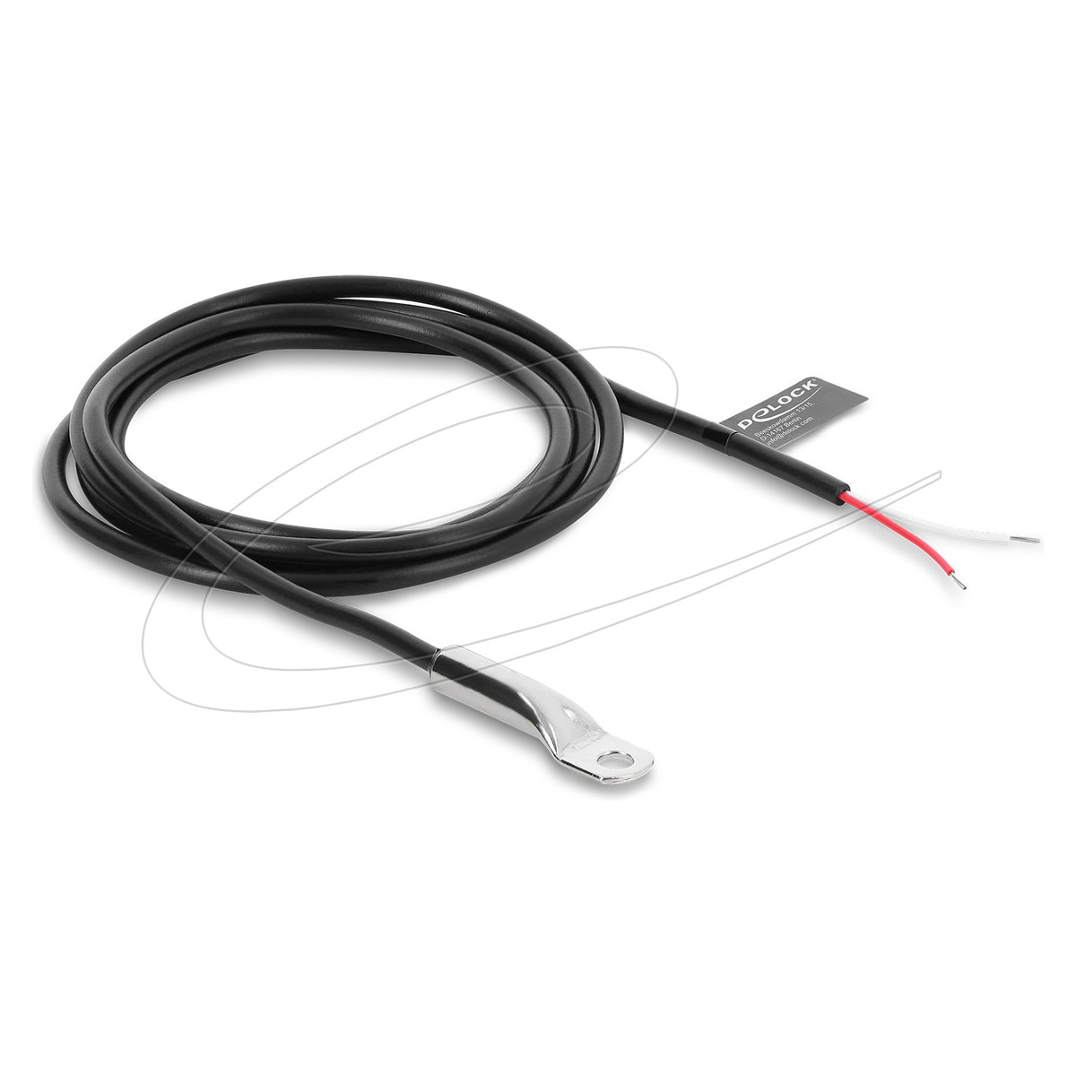 Temperaturfühler-Kabel M4 mit 2 x offenen Kabelenden PVC rund B25/85 3977K 1 m