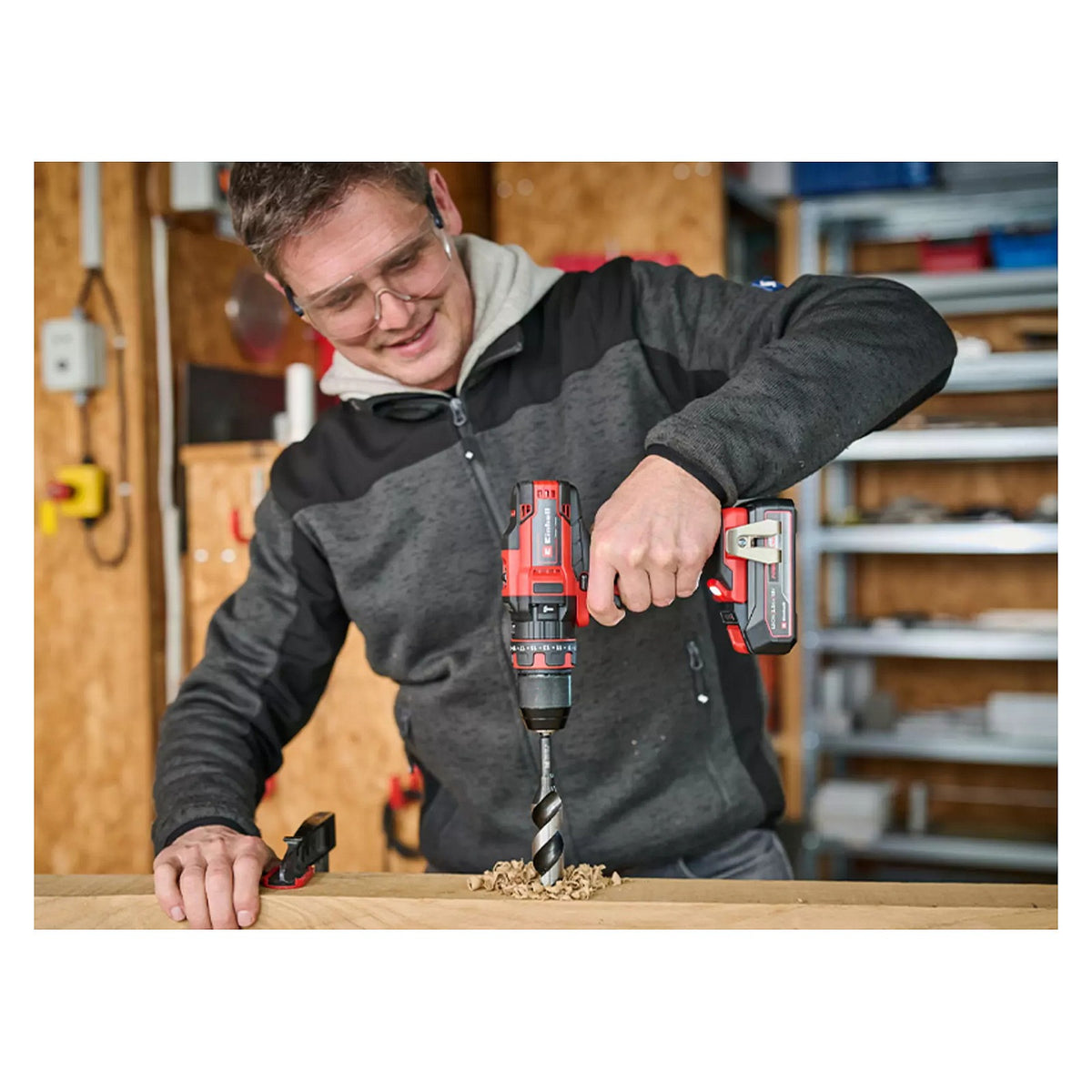 Power X-Change Akku-Schlagbohrschrauber TE-CD 18/44 Li-i, 18Volt (schwarz/rot, Li-Ion-Akku 2,5Ah)
