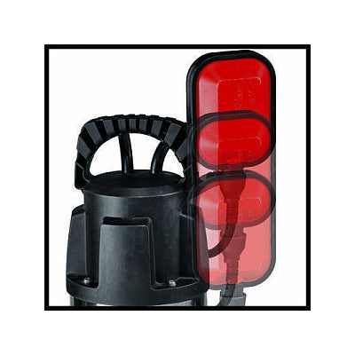 Schmutzwasserpumpe GC-DP 9040 N, Tauch- / Druckpumpe (rot/edelstahl, 900 Watt)