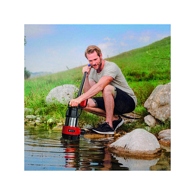 Schmutzwasserpumpe GC-DP 9040 N, Tauch- / Druckpumpe (rot/edelstahl, 900 Watt)