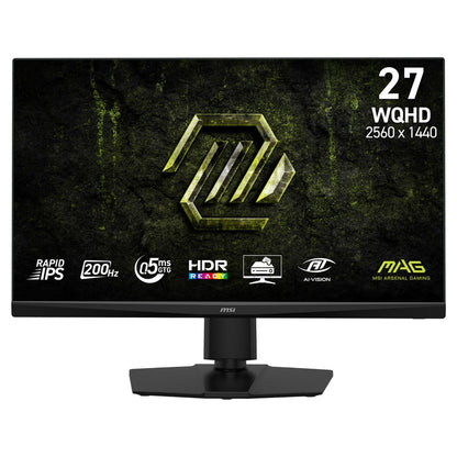 68,6 cm (27") 2560 x 1440 Pixel MSI 9S6-3CF7CA-001 16:9 Wide Quad HD Rapid IPS 0,5 ms 200 Hz DisplayPort HDMI Pivot Height VESA