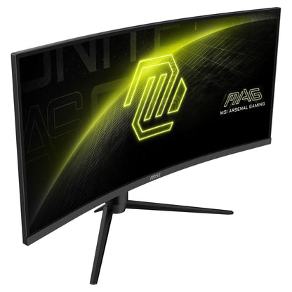 86,4 cm (34") 3440 x 1440 Pixel MSI 9S6-3DB64H-068 21:9 UltraWide Quad HD VA 1 ms 180 Hz HDR DisplayPort HDMI Pivot Height VESA