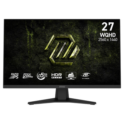68,6 cm (27") 2560 x 1440 Pixel MSI 9S6-3CE41H-067 16:9 Wide Quad HD Rapid IPS 0,5 ms 200 Hz HDR DisplayPort HDMI VESA