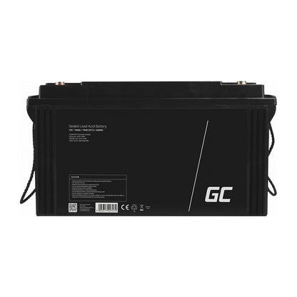 Green Cell AGM VRLA 12V 120Ah maintenance-free battery for camper, photovoltaics, solar panels, boats