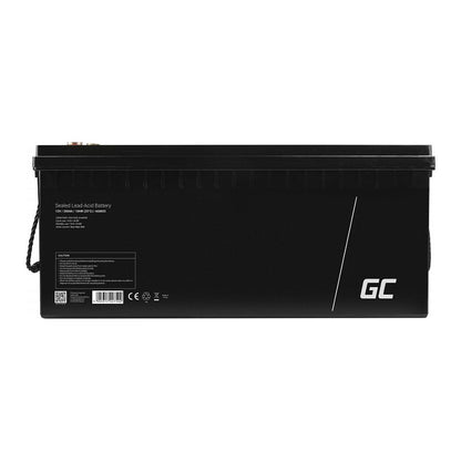 Green Cell AGM VRLA 12V 200Ah maintenance-free battery for camper, photovoltaics, solar panels, boats