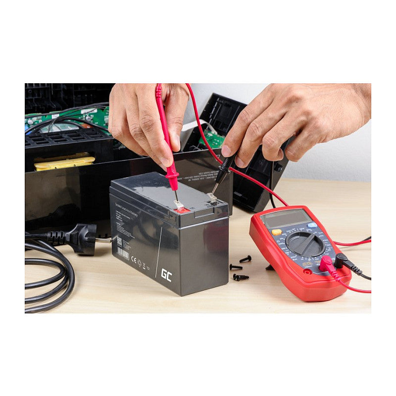 Green Cell AGM VRLA 12V 3.3Ah maintenance-free battery for the alarm system, cash register, toys
