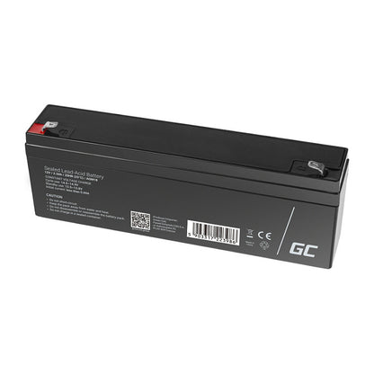 Green Cell AGM VRLA 12V 2.3Ah maintenance-free battery for the alarm system, cash register, toys