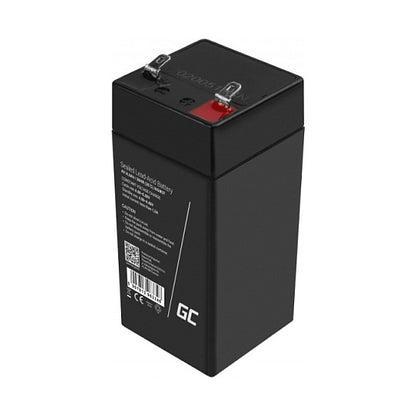Green Cell AGM VRLA 4V 4Ah maintenance-free battery for the alarm system, cash register, toys