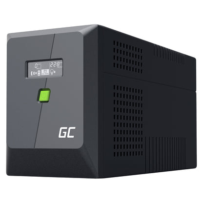 Green Cell Uninterruptible Power Supply UPS Greencell 1500VA 900W PowerProof with LCD display