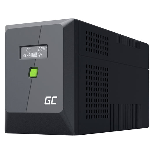 Green Cell Uninterruptible Power Supply UPS Greencell 1500VA 900W PowerProof with LCD display