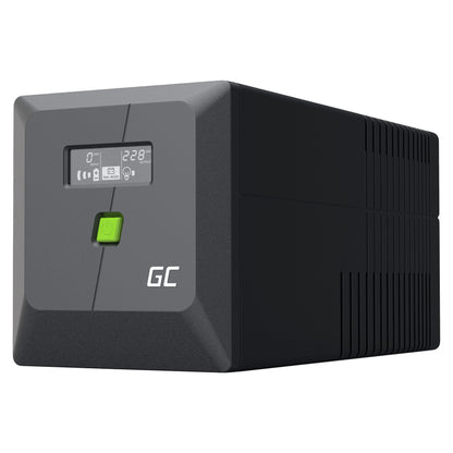 Green Cell Backup Power Supply UPS Greencell 1000VA 600W PowerProof with LCD display