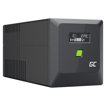 Green Cell Backup Power Supply UPS Greencell 1000VA 600W PowerProof with LCD display