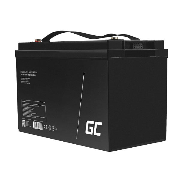 Green Cell AGM VRLA 12V 110Ah maintenance-free battery for boats, scooters, camper vans, wheelchairs, lawnmower