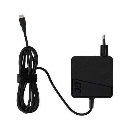 Green Cell AC ADapter Green Cell PRO USB-C 65W for laptops, tablets, phones