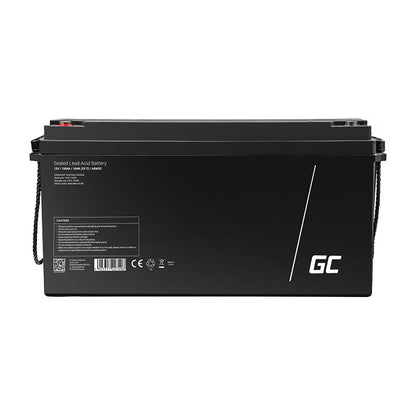 Green Cell AGM VRLA 12V 150Ah maintenance-free battery for camper, photovoltaics, solar panels, boats
