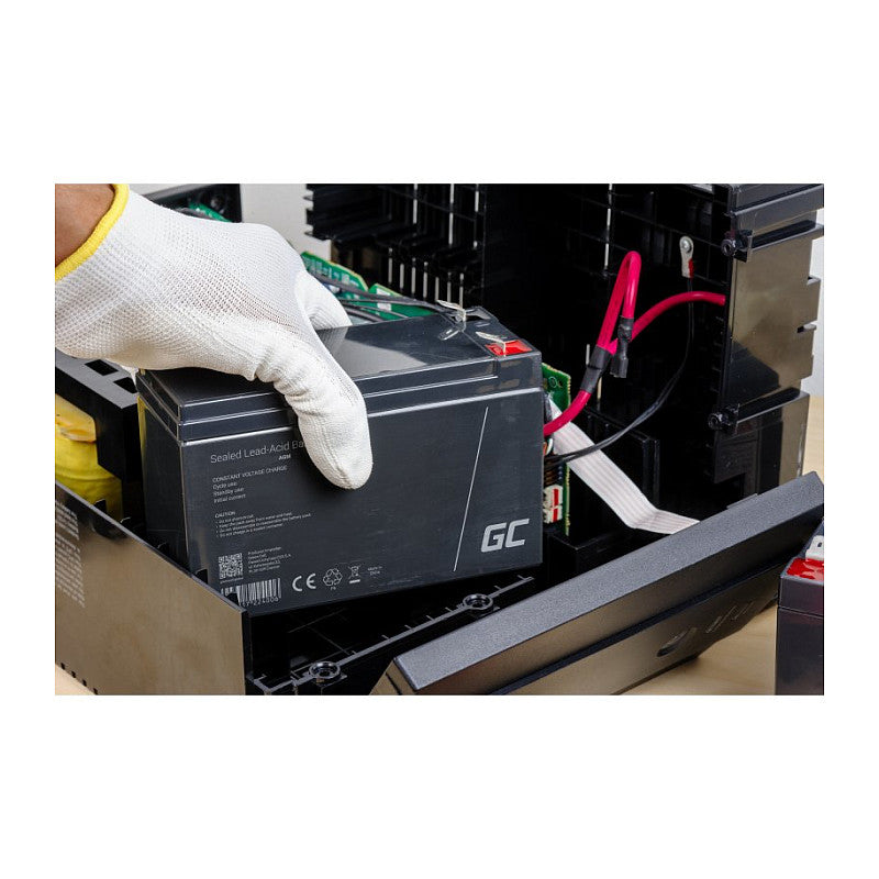 Green Cell AGM VRLA 6V 1.2Ah maintenance-free battery for the alarm system, cash register, toys