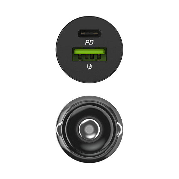 Green Cell Autoladegert 38W GC PowerRide Nano38 mit USB-C USB-A Power Delivery und Ultra Charge Schnellladung
