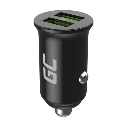Green Cell Autoladegert 36W GC PowerRide Nano36 mit 2x USB-A Ultra Charge Schnellladung