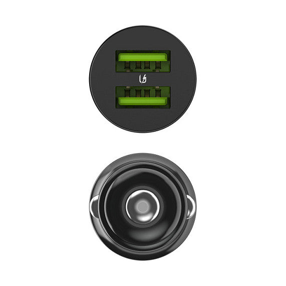 Green Cell Autoladegert 36W GC PowerRide Nano36 mit 2x USB-A Ultra Charge Schnellladung