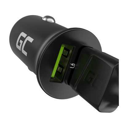 Green Cell Autoladegert 36W GC PowerRide Nano36 mit 2x USB-A Ultra Charge Schnellladung