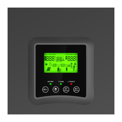Green Cell Solar inverter Off Grid with MPPT solar charger Green Cell 48VDC 230VAC 3000VA/3000W Pure Sine wave
