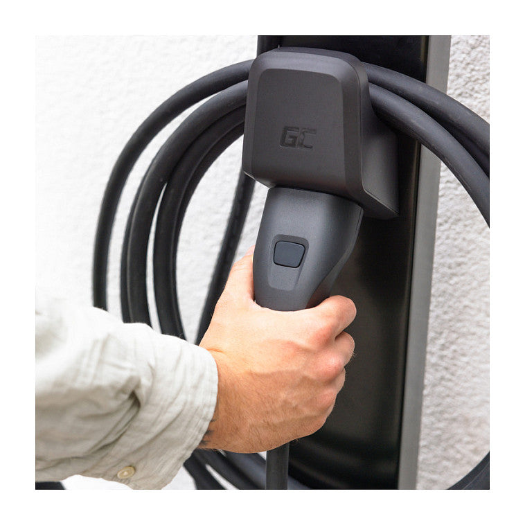Green Cell Habu Holder - EV charging cable holder for the TYPE 2 plug