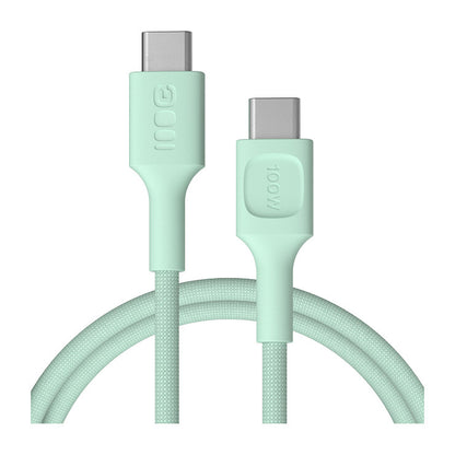 Green Cell USB-C cable 1.2m 100W Greencell PowerStream Fast Charging PD Mint Green
