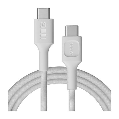 Green Cell USB-C cable 2m 100W Greencell PowerStream Fast Charging PD Snow White