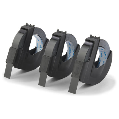 1x3 Dymo 3D Prgeband 9 mm x 3 m Plastik schwarz